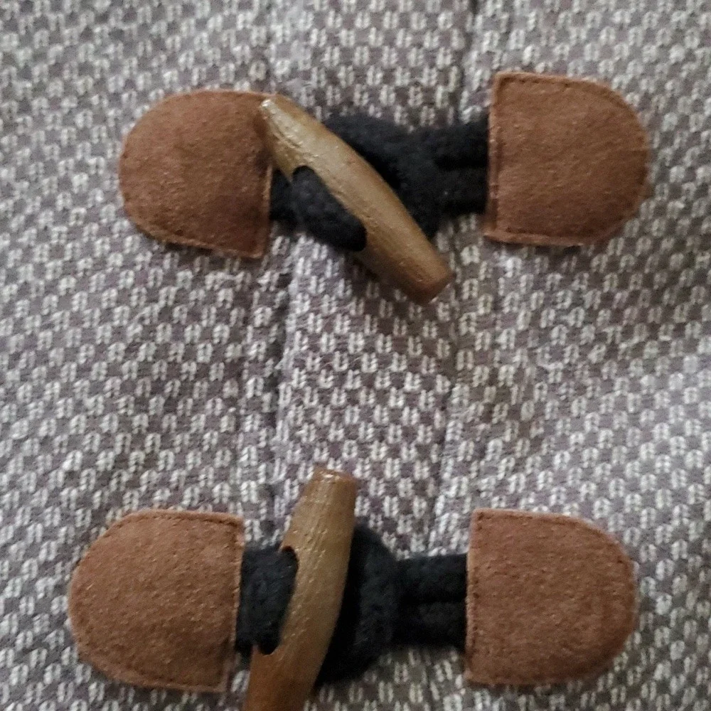 Carters‎ Boys Knit Taupe Preppy Toggle Jacket Size 3M
